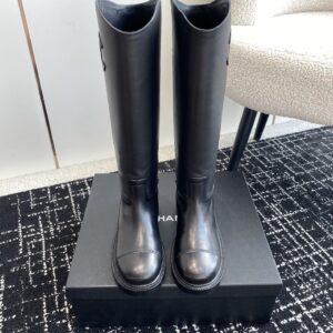 Chanel - Bottes de pluie - Noir caoutchouc