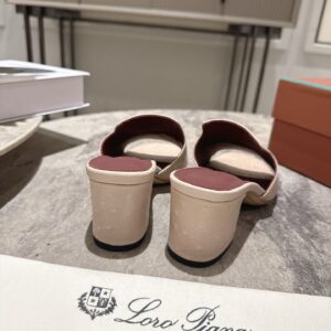 Loro Piana - Mules plates - Beige daim