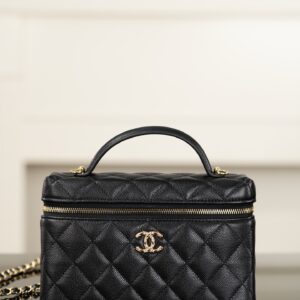 Chanel - Sac hobo - Noir matelassé